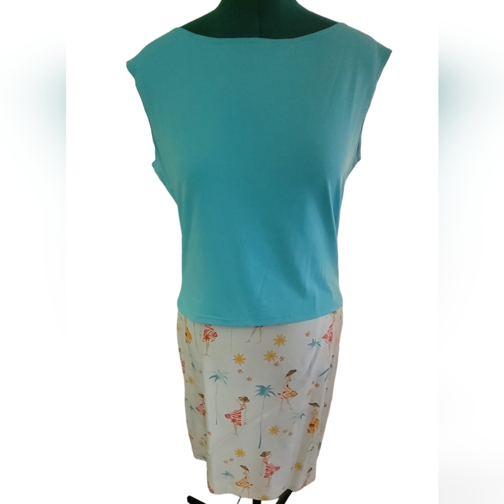 Top and Silk Skirt Size 12